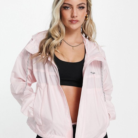Columbia Flash Challenger Blush Pink Windbreaker, Size M - Picture 5 of 13